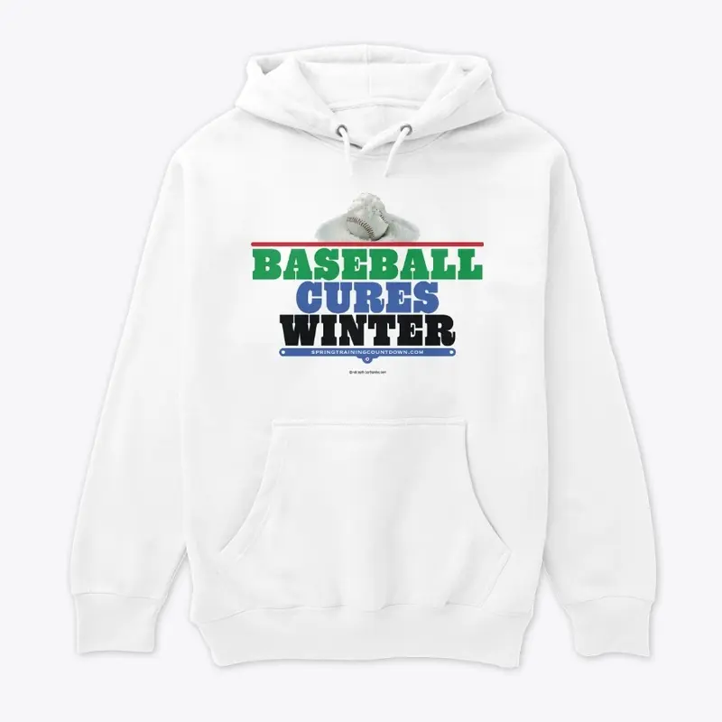 Baseball Cures Winter Hoodie